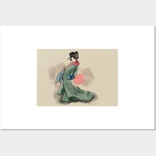 Geisha Posters and Art